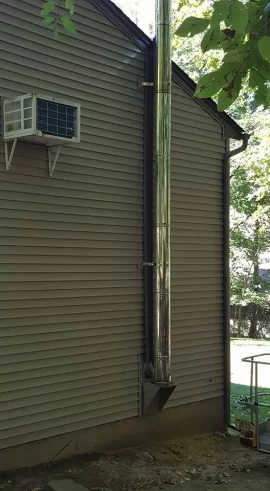 [Hearth.com] New Chimney Melting My Vinyl Siding