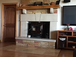 Alderlea T5 install into a fireplace completed