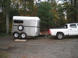 Tricks to jacking up a two axle trailer?