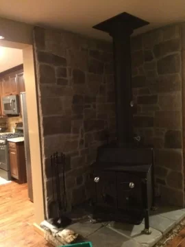 [Hearth.com] Grandma bear smoking into the house...