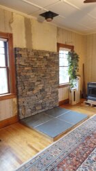 Question about my hearth and where the stove will.