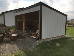 My new wood shed