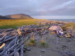 Update from NW Alaska driftwood-burning woman