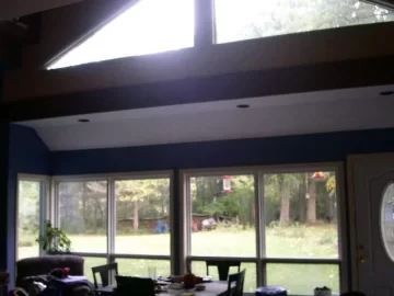 [Hearth.com] Equinox or Mansfield in Double sided enclosure? Pics attached