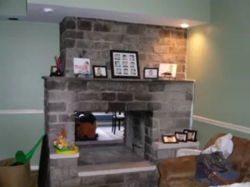 [Hearth.com] Equinox or Mansfield in Double sided enclosure? Pics attached