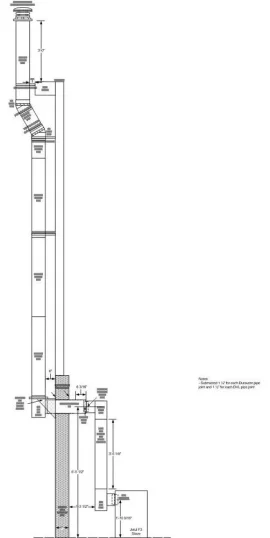 [Hearth.com] 3' horizontal run ok?