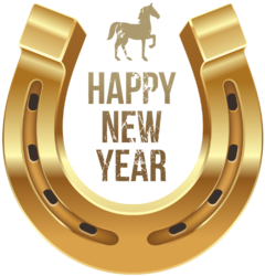 Happy_New_Year_with_Horse_and_Horseshoe_PNG_Clipart.png