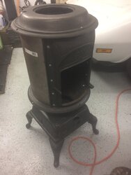 Rescuing An Old Silver Oak 215 Parlor Stove