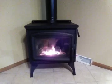 [Hearth.com] First burn, break in.