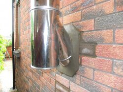 45° Stainless chimney T