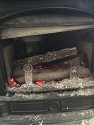 H200 wood stove part falling off.