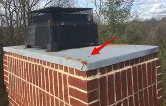 How to securely attach chimney chase cover to the brick of masonry chimneys?