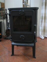 Small stove for a screened in porch