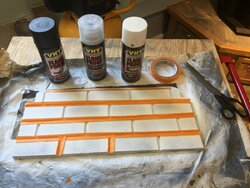 Anybody paint their firebrick? New VHT Satin clear paint - see pics. :-)
