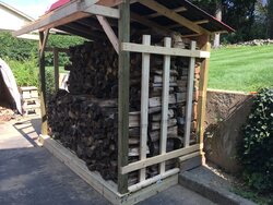 Wood Shed: over or under built.