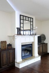 Using a Granite Raised Hearth Extension for wood burning fireplace - what materials?
