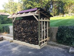 My wood shed project