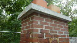 Time for a new chimney crown.