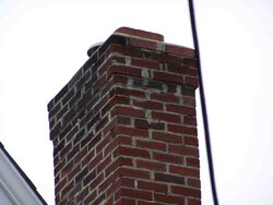 Leaning chimney