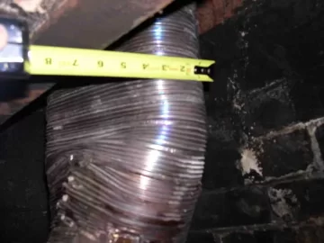 [Hearth.com] Stove pipe and hookup to oval chimney liner