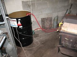 old stove water heater