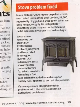 [Hearth.com] CR upgrades Leyden to Very Good Rating!