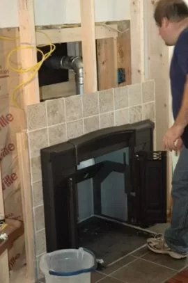 [Hearth.com] Need to finish the sheetrock and put in the mantle and trim but we have first light