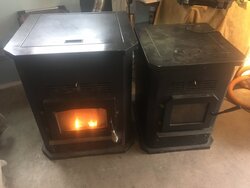 Did this pellet stove shrink?