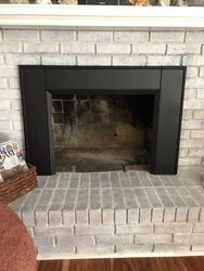 New install! Ripped out gas logs!