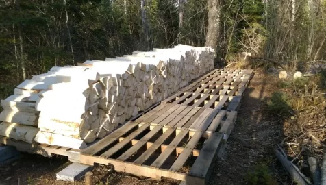 [Hearth.com] Stacking wood on uneven ground