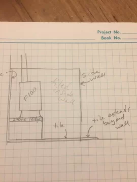 [Hearth.com] Under stove wood storage design.  Soliciting comments.