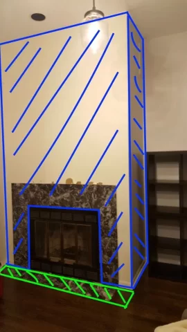 [Hearth.com] Installing Stone Veneer on Wall with Fireplace