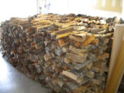 limited space to stack wood... show me your most efficient methods of stacking...