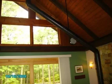 [Hearth.com] Stove pipe length/Creosote build-up?