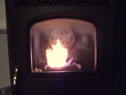 I now have my Harman Accentra 2 installed and burning away. It's blissfully warm downstairs now!