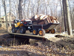 How do you get to your firewood?