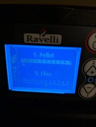 My ravelli Francesca keeps clumping pellets in burn pot. I have the pellet feed on 2 and air on - 2.