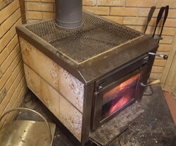 1980s Kent wood stove identification and baffle question