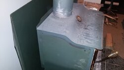 Time to replace old stove in basement