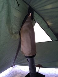 Insulated stovepipe for tent