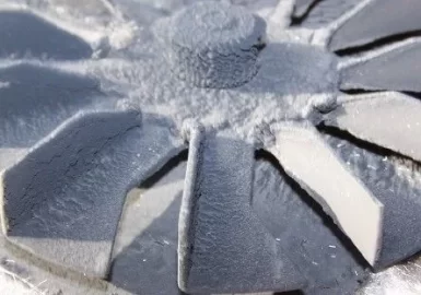 [Hearth.com] Exhaust Fan blades after about 10 bags of pellets ok now with a pic,