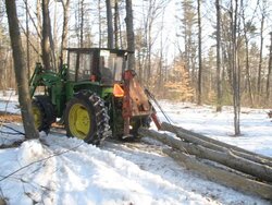 best way to haul wood from woods??