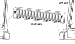 Question about Jotul 550 front grille...please help me