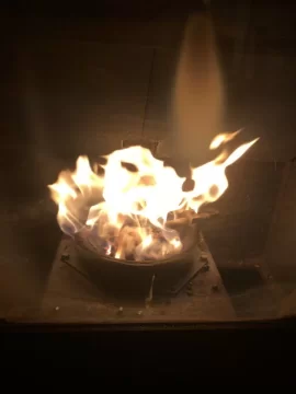 [Hearth.com] QuadraFire classic bay 1200 fire pot filling