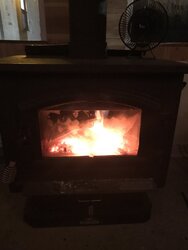 Stove temps and damper
