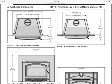 [Hearth.com] Newbie needs help with non-flush wood insert