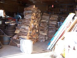 Storing wood question