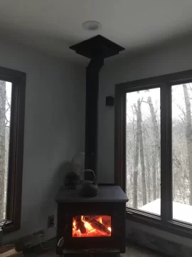 [Hearth.com] Quadra-Fire stove clearances: chimney vs stove