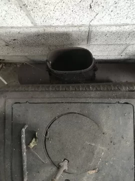 [Hearth.com] Old Stove in a shed hookup questions
