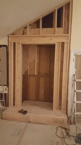 Zero Clearance Wood Burning Fireplace Build and Install